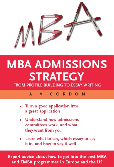 mba essay editing book
